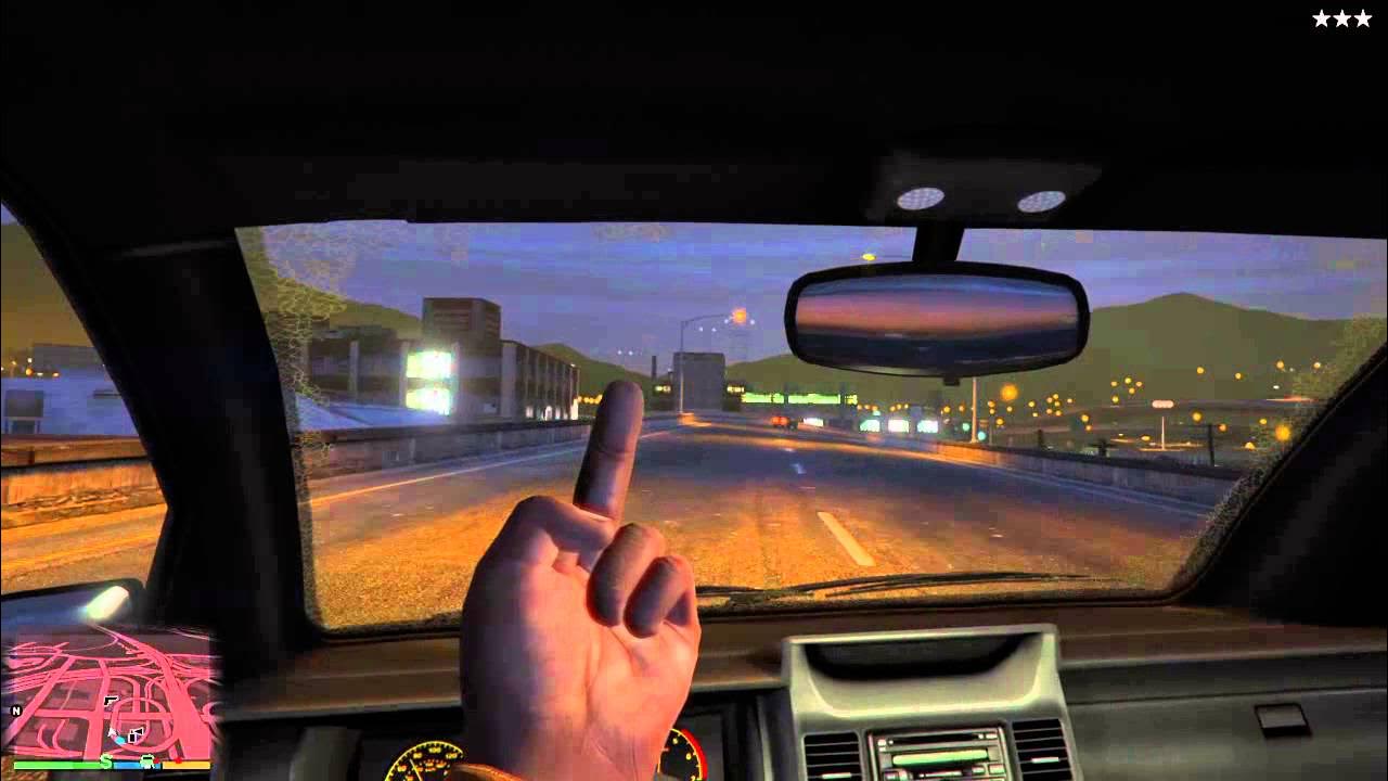 Grand Theft Auto V Middle finger lovin YouTube