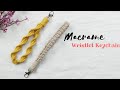 DIY Macrame Wristlet keychain | Easy Tutorial For Beginners