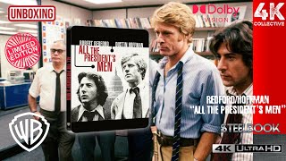 All The President’s Men 4K UltraHD Blu-Ray Limited Edition Steelbook Unboxing