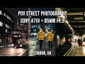 London Night POV Street Photography | City of London - [SONY A7III + 85mm F1.8]