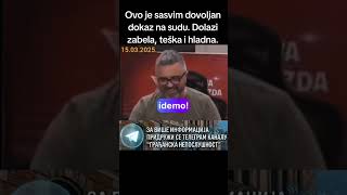 Ovo je sasvim dovoljan dokaz na sudu protiv Dragana Vučićevića #shorts