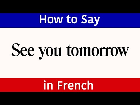 Learn French | How To Say 