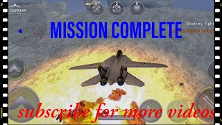 Gunship Battle game: Protecting the allies from enemies using Tomcat screenshot 2
