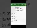 Square Root Puzzle Challenge 🔥 | Solve Fast for Competitive Exams | #shorts #maths #algebra