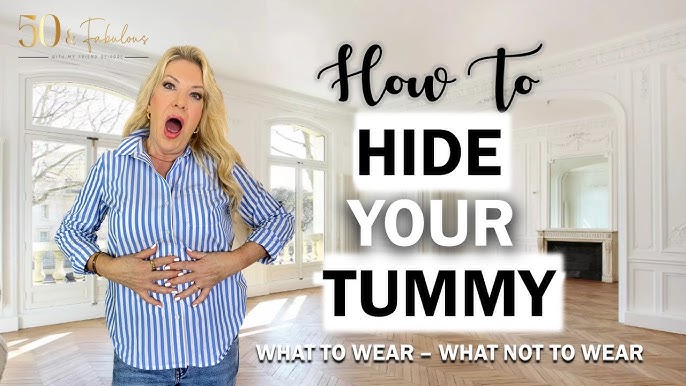 5 Tips To Hide Your Belly When You Wear Jeans - For Women Over 40 