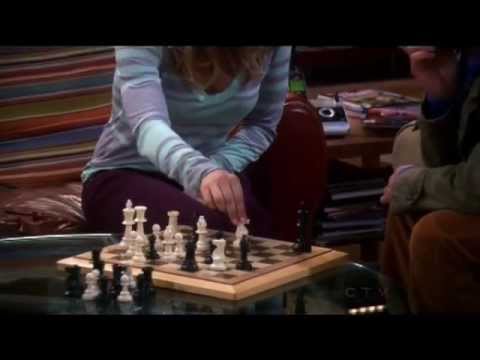 The Big Bang Theory-Penny Beats Leonard At chess and Sheldon goes crazy