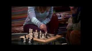 The Big Bang Theory-Penny Beats Leonard At chess and Sheldon goes crazy screenshot 3