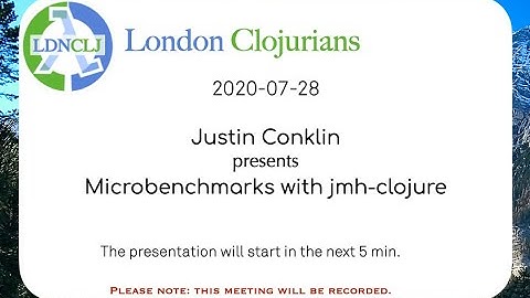 Performance testing with JMH Clojure & Java Microbenchmark Harness - Justin Conklin