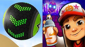 Going Balls VS Subway Surfers - SpeedRun Gameplay Level 1