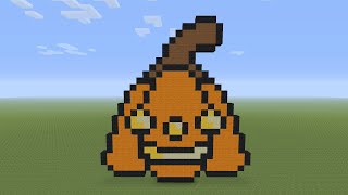 Minecraft Pixel Art - Jack-O-Lantern