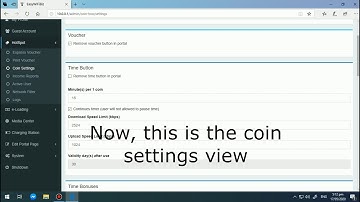 EasyWifi Coin Settings | How to set up Coin settings