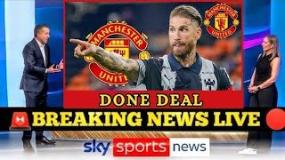 Shock Winter Move Sergio Ramos Joins Manchester United On Free Transfer