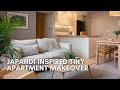 Japandi-Inspired Tiny Apartment Makeover | Smart, Elegant Design for Stylish Minimal Living