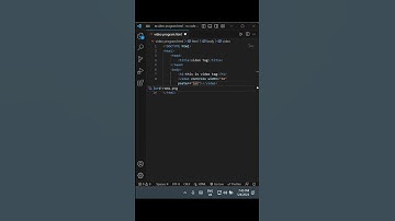 how to make video tag in html | learnbyshyam | html html5