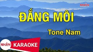 Karaoke Đắng Môi Tone Nam | Nhan KTV