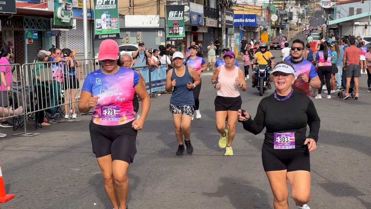 Carrera de la Mujer reunió a 260 participantes en Pérez Zeledón