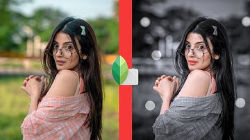 Snapseed Dark & Bokeh Effect Photo Editing | Snapseed Background Colour Change I Snapseed mobile p..