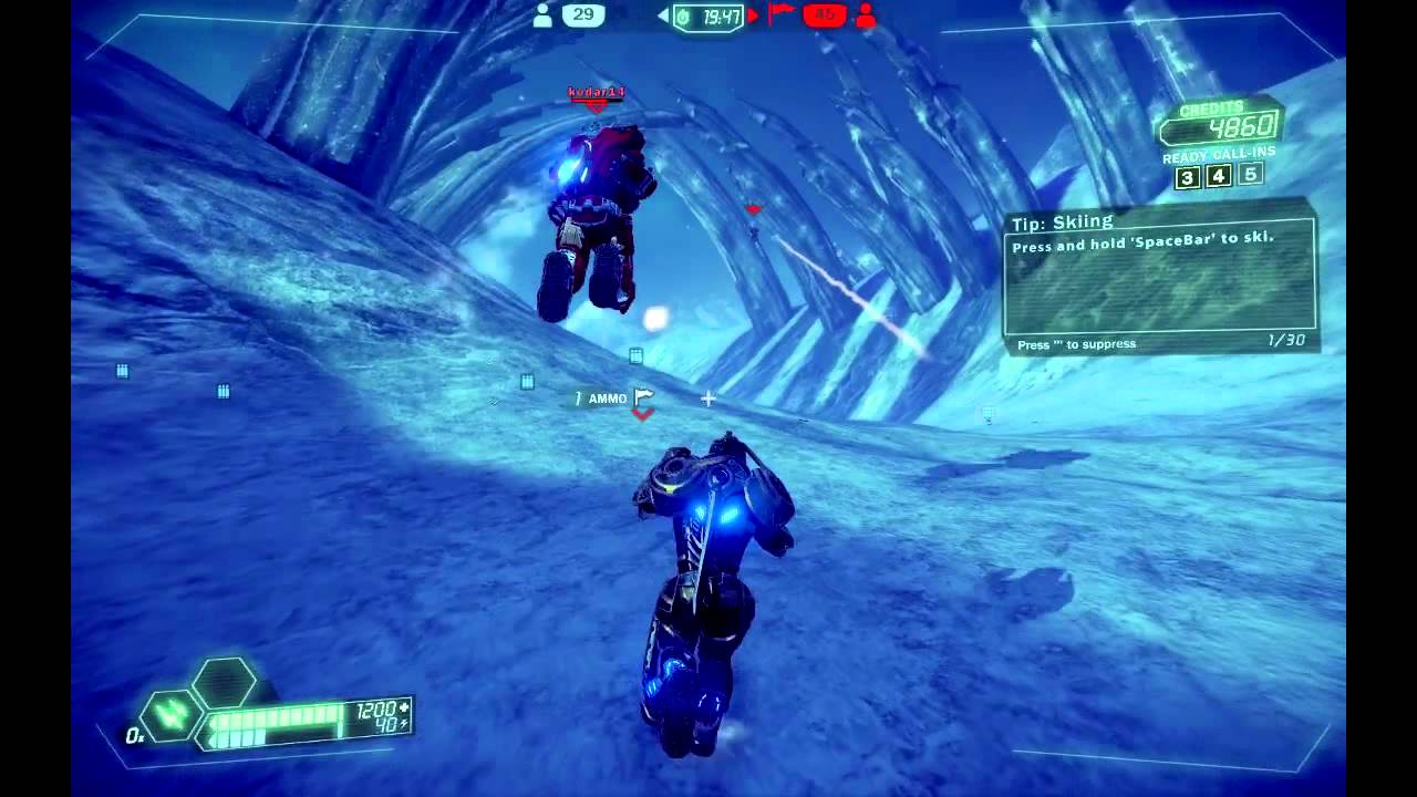 Tribes Ascend melee attack fail