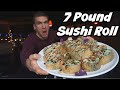 Massive 8000+ Calorie Sushi Challenge! Man Vs Food