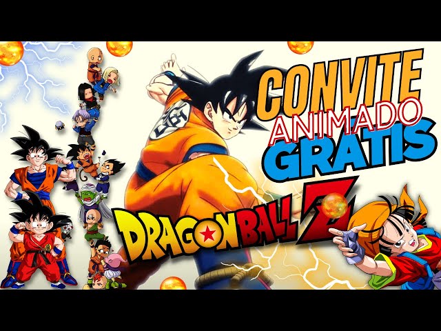 Convite Animado Dragon Ball Z