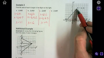 Geometry - Lesson 8.4 Area of Triangles