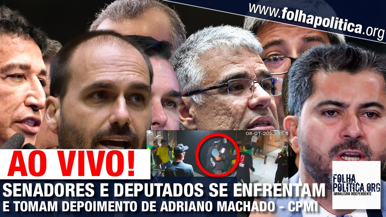 AO VIVO: SENADORES E DEPUTADOS SE ENFRENTAM NA CPMI E TOMAM DEPOIMENTO ...