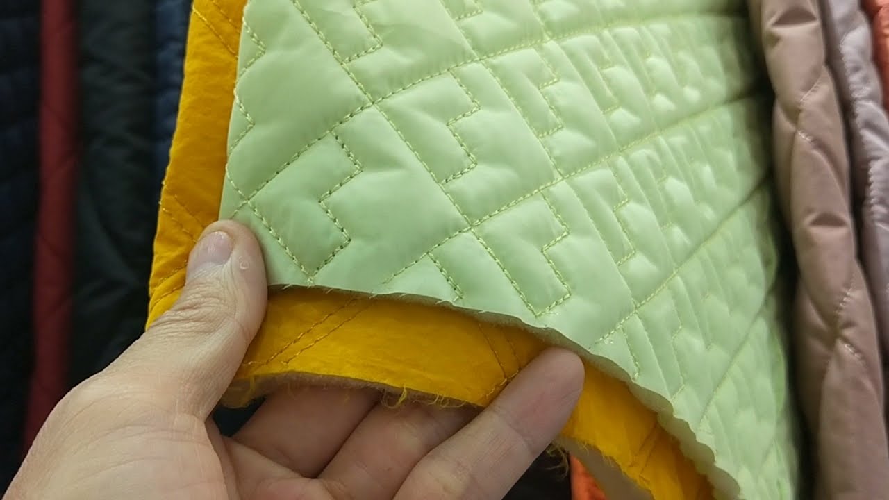 Quilted Fabrics for Padded Coats Padding Materials for Down Jackets Quilting Fabrics for Winter Coat