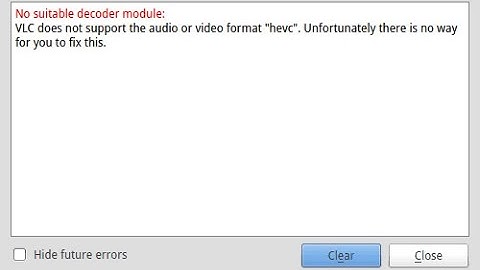 How to fix No suitable decoder module: