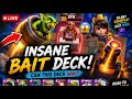 Bait Deck Going CRAZY 💀 #clashroyale #gaming #livestream #srizannnn