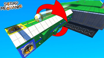 Rotating Mini Golf Tube of Doom! (Multi Ball Golf Challenge)  - Scrap Mechanic Challenge Mode