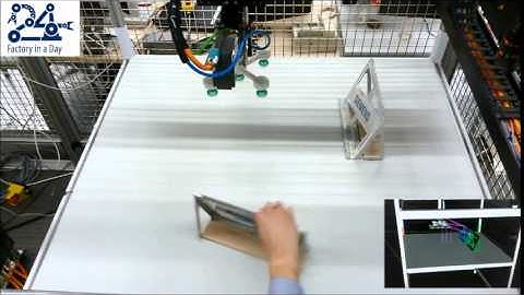 Factory in a day: Autonomous motion planning: Flexible handling of large plates