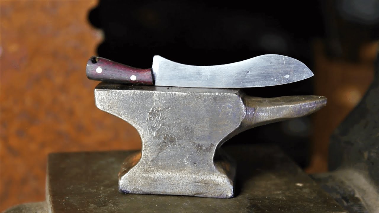 Forging a Mini Knife on a Mini Anvil