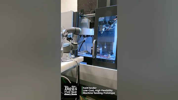 FlexTender - Load/Unload Sequence. Machine Tending on a Haas TM1-P With Universal Robots UR3