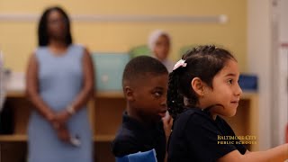 Mayor Scott and Dr. Santelises Welcome Students Back To School