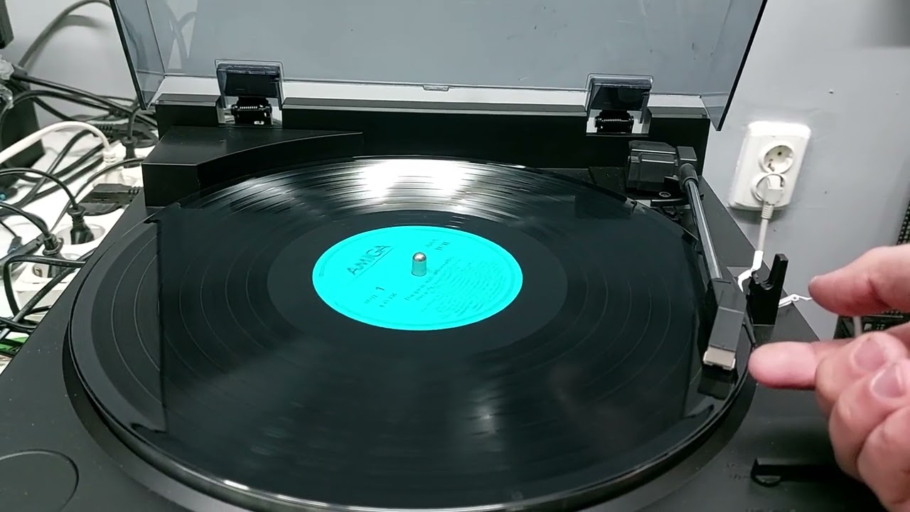 Dual dt210 usb. Vinyl player. test