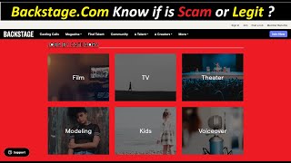 Backstage ! Backstage Reviews ! Backstage Com Reviews ! Backstage.Com Know if is Scam or Legit ?