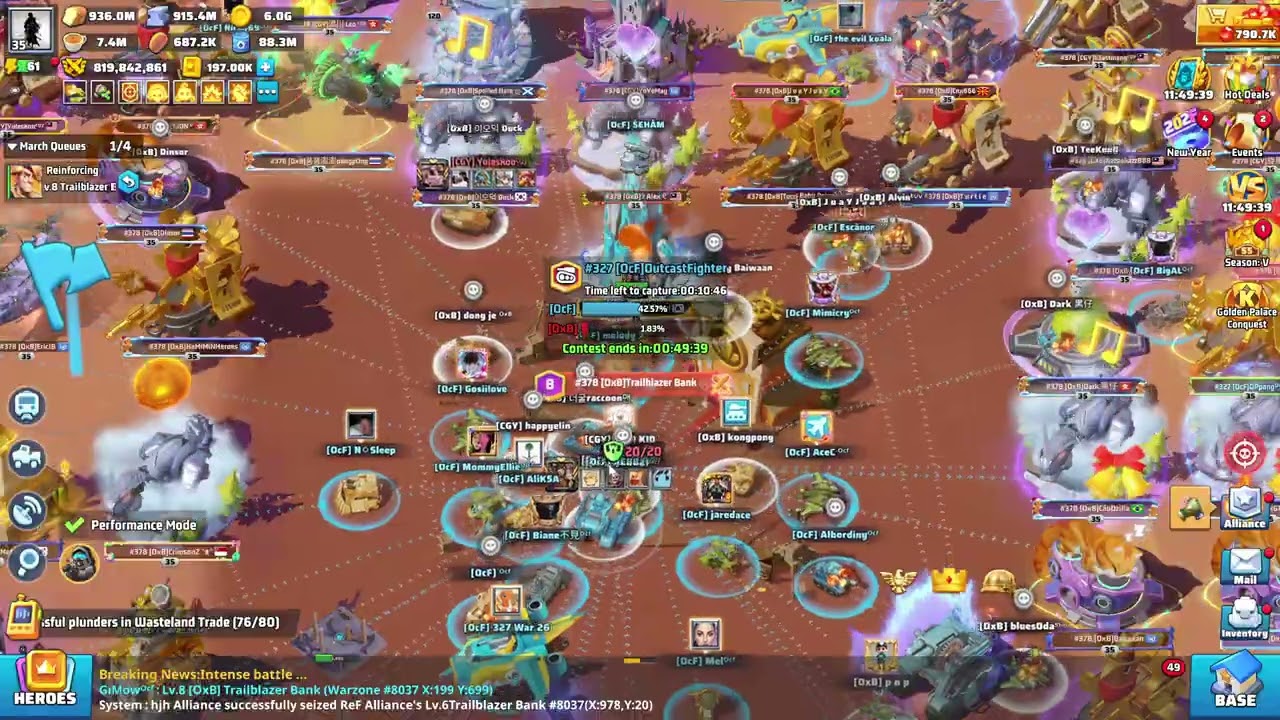 Season 5: Capturing OxB's Bank and Defending OcF's Bank Simultaneously