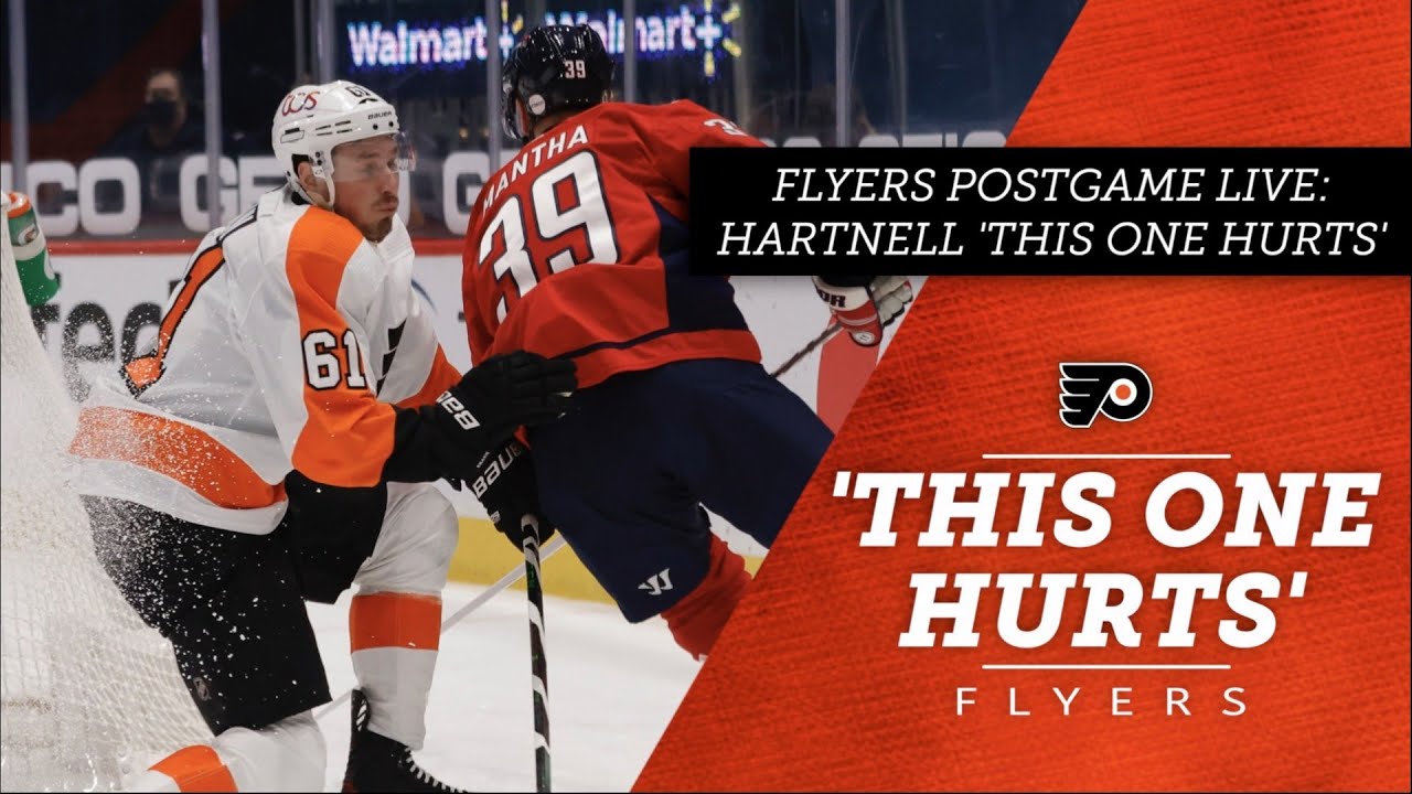 Flyers blow late 3rd period lead, fall to Capitals in overtime, 21 Flyers Postgame Live YouTube