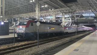 KORAIL Class 8200 Electric Locomotive no. 8225, Mugunghwa passenger train with extra forwarding cars