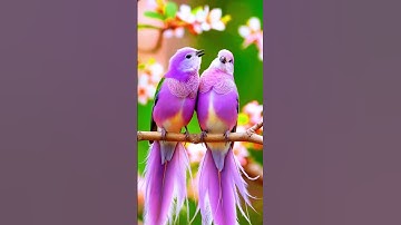 Cute beautiful birds #ai #nature #birdslover #oiseau #aiartwork #shorts #pets #youtube