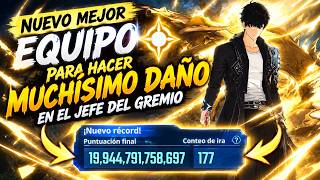 ¡EL NUEVO MEJOR EQUIPO de LUZ HACE DAÑO ABSURDO! 💥 JEFE DEL GREMIO | SOLO LEVELING ARISE