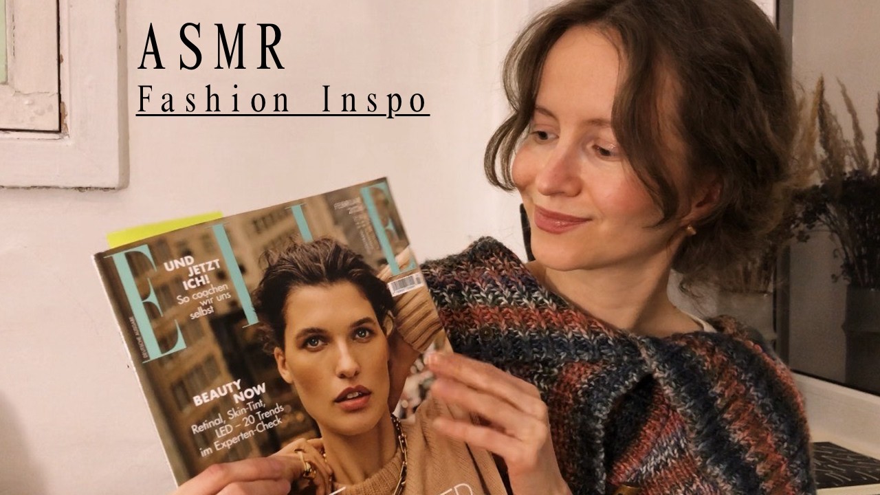 ASMR Винтажные покупки в секонд-хенде в стиле Y2k ✨ Демонстрация модных журналов ✨ Перелистывание...