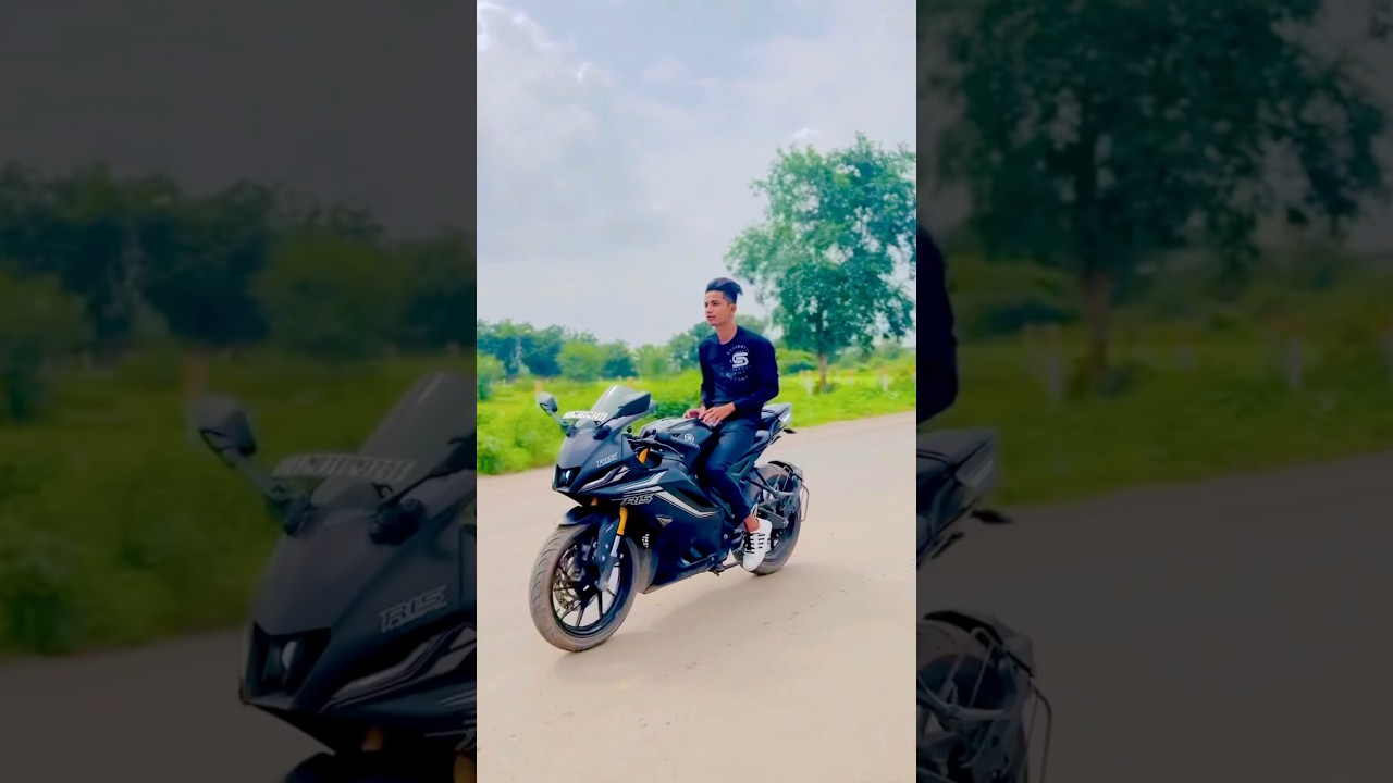 R15 😎🖤#r15 #r15v3 #r15v4 #r15m #r15lover #bike #bikelover #bikelife #biker