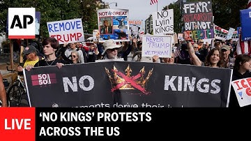 LIVE: ‘No Kings’ protests across the US against Trump administration