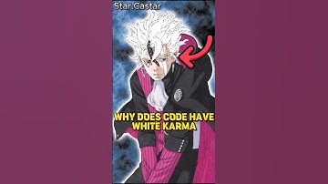 Why Does Code Have A White Karma