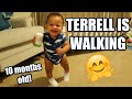 TERRELL IS WALKING AT 10 MONTHS! | DITL of a SAHM | VLOG