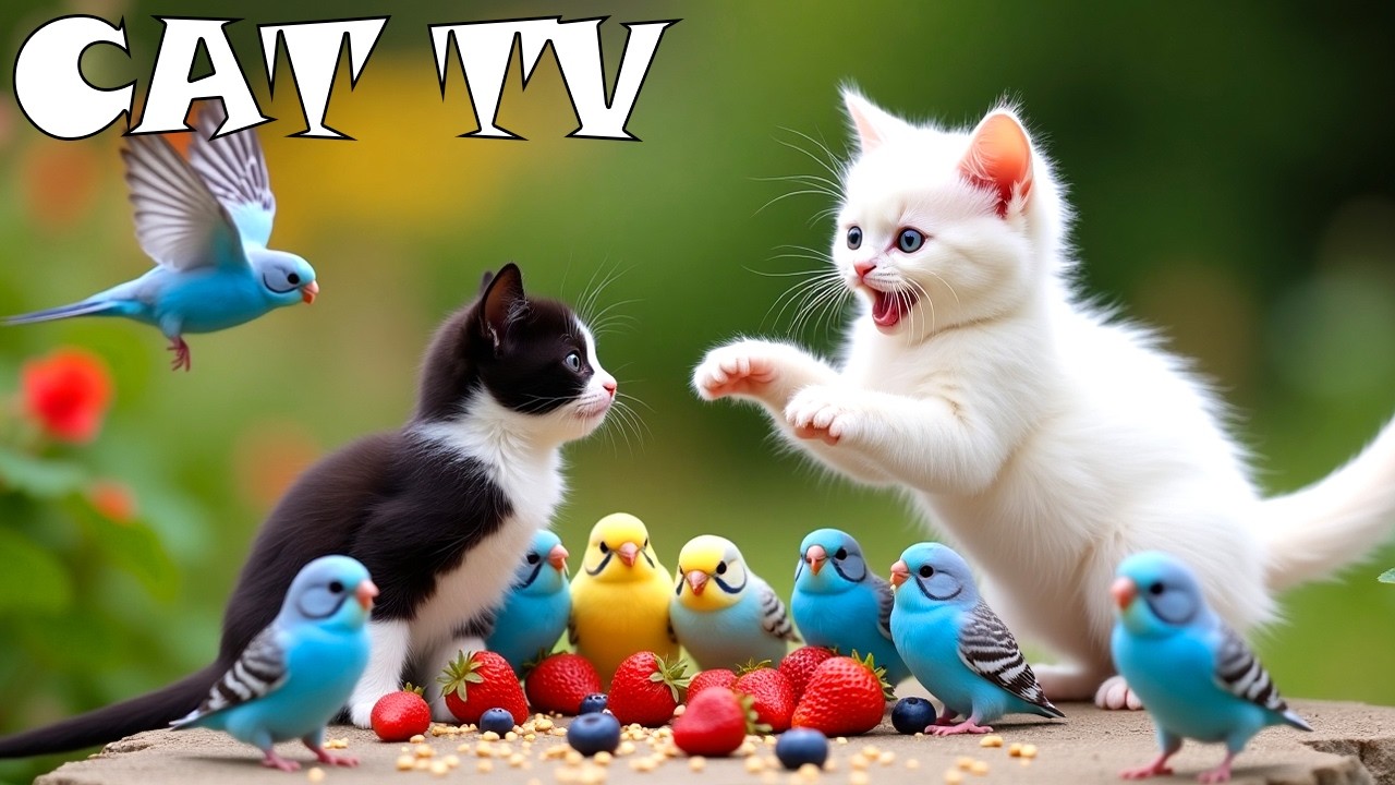 (БЕЗ РЕКЛАМЫ) Лучшее зимнее ТВ с домашними животными 🐶😸 Отдых на природе со звуками лесных птиц и...