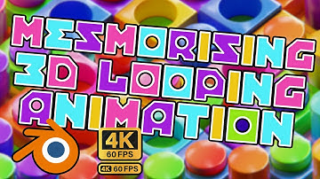 Mesmerizing 3D Animated Loop | Blender Render #2 - 4K 60fps