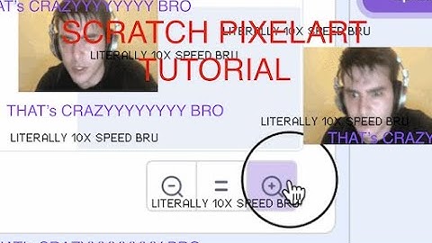 How to make pixel art on scratch