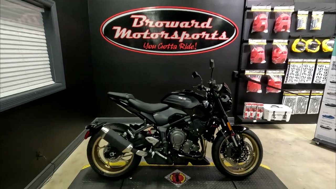 New Jet Black 2026 Triumph Trident 800 Motorcycle For Sale In Port